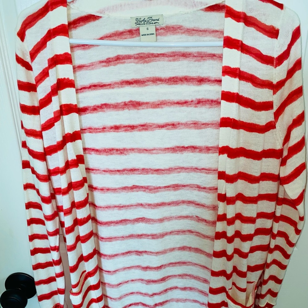 Lucky Brand Striped Cardigan ♥️